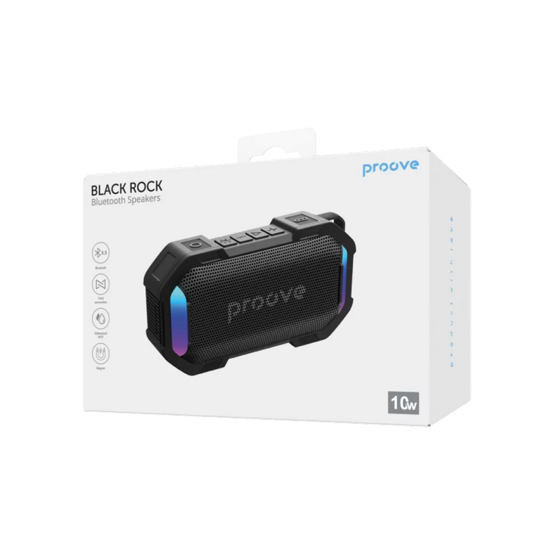 Boxa portabila Proove Black Rock 10W, Black