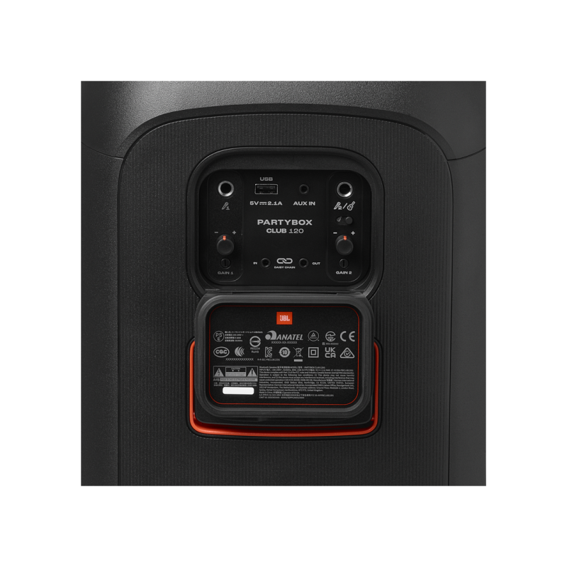 Портативная аудиосистема JBL PartyBox CLUB 120, Белый Великобритания