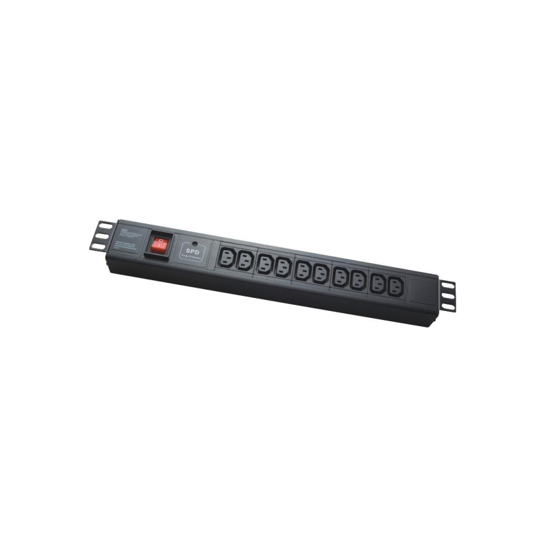 19" 1.5U IEC power socket, PDU-IE0020, 10 ports, 16A, 1.8M, APC Electronic