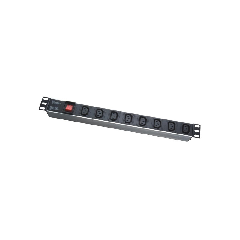 19" 1U IEC type, PDU-IE0018, 8 ports, 16A, 1.8M, APC Electronic