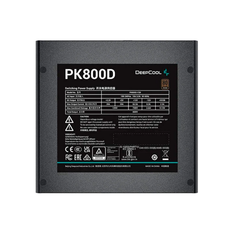 Блок питания 800W Deepcool PK800D