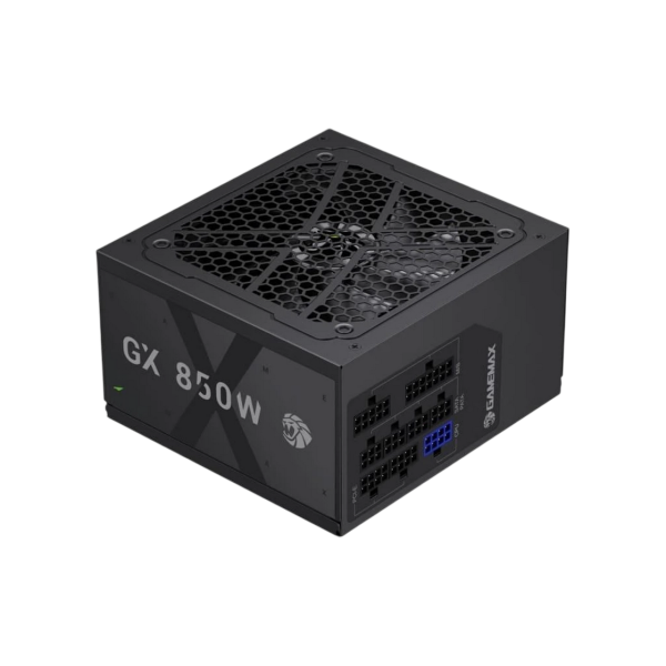 Power Supply ATX 850W GAMEMAX GX-850GF, 80+ Gold, 120mm, Active PFC, LLC+DC/DC, Temperature control fan, ATX 3.1, 