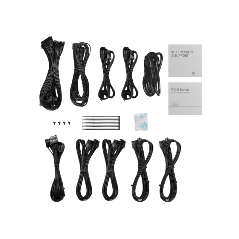 Power Supply ATX 1000W Deepcool GamerStorm PQ1000G, 80+ Gold, 120mm, Active PFC, LLC Halfl Bridge + DC/DC, ATX 3.1