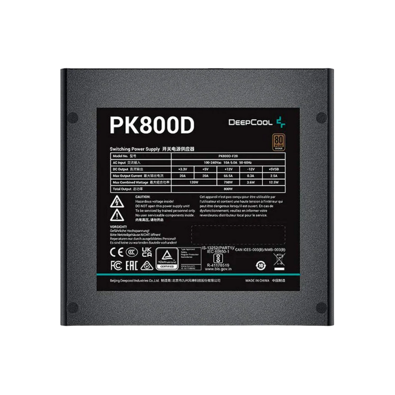 Блок питания 800W Deepcool PK800D