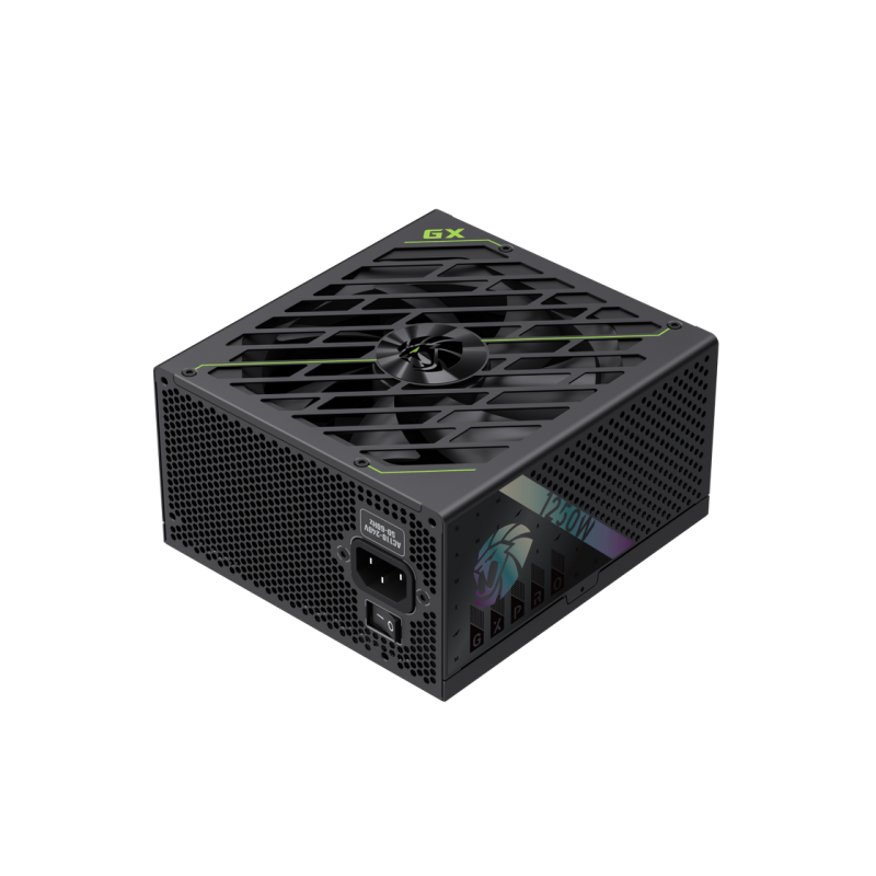 Power Supply ATX 1250W GAMEMAX GX-1250G PRO, 80+ Gold, 135mm, Active PFC, LLC+DC/DC, ATX 3.1, PCIe5.1, Full Modular