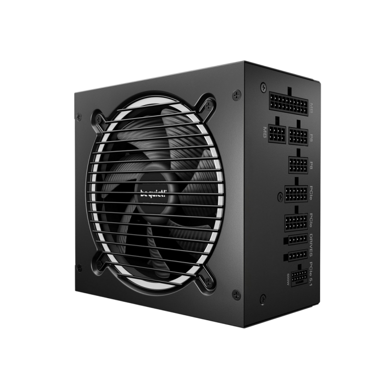 Блок питания ATX 850 Вт be quiet! PURE POWER 13M, 80+ Gold, 120 мм, активный PFC, SR+LLC+DC/DC, ATX 3.1, полностью модульный.