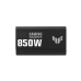 Блок питания ATX 850 Вт ASUS TUF Gaming, 80+ Gold, 150 мм, Active PFC, OPP/OVP/UVP/SCP/OCP/OTP, полностью модульный, черный