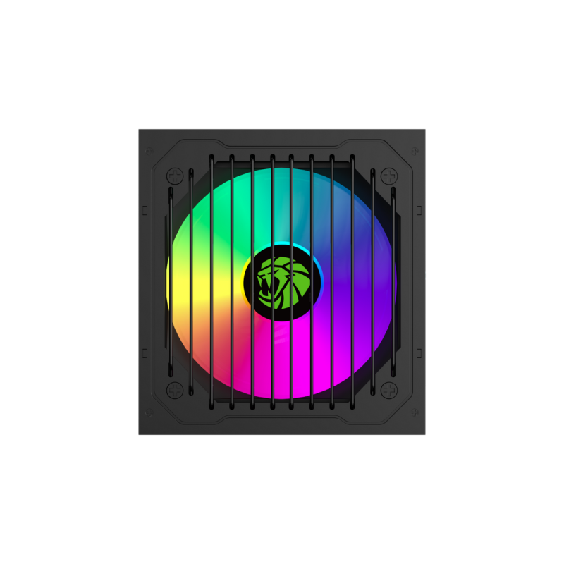 Power Supply ATX 800W GAMEMAX VP-800-RGB-S, 80+ Bronze, 120mm ARGB, Active PFC, Temperature control fan, Black