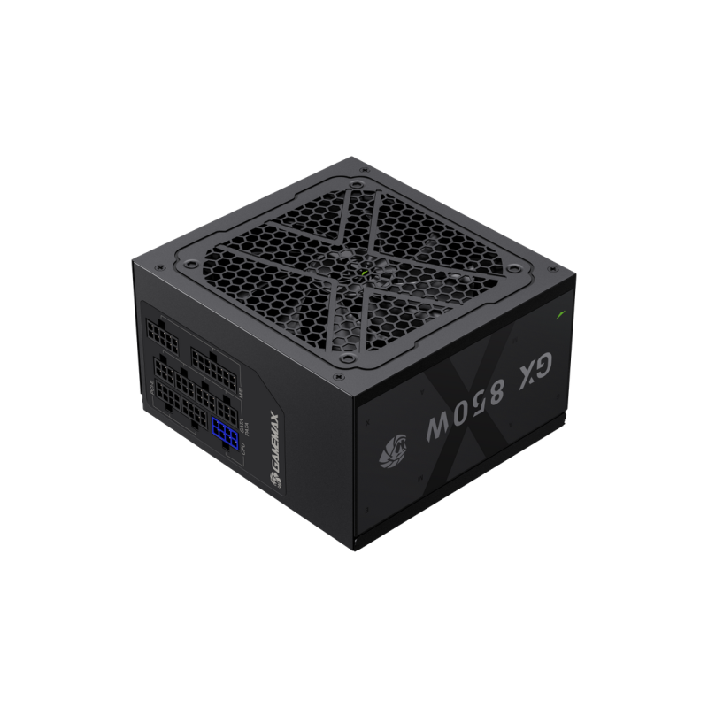 Power Supply ATX 850W GAMEMAX GX-850GF, 80+ Gold, 120mm, Active PFC, LLC+DC/DC, Temperature control fan, ATX 3.1,