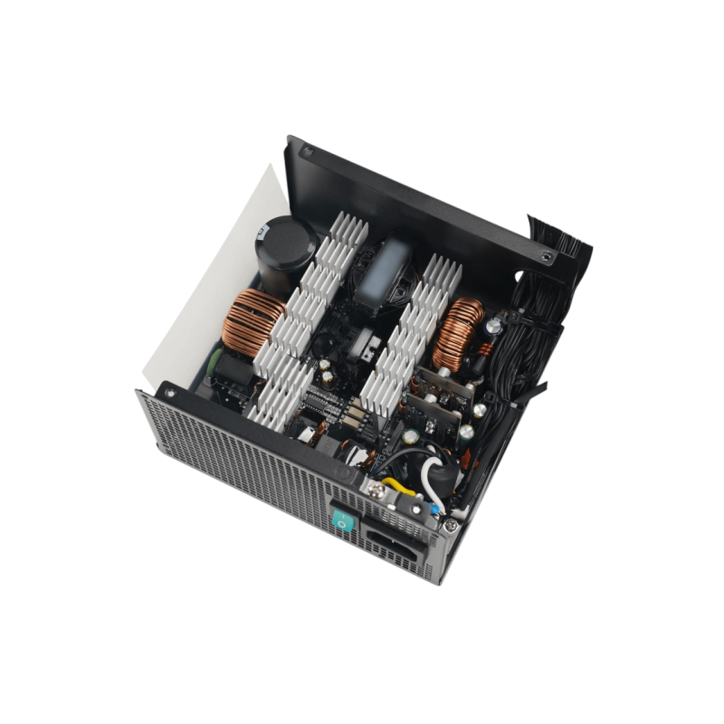 Power Supply ATX 800W Deepcool PL800D, 80+ Bronze, 120mm, Active PFC, DC/DC, ATX3.1, Flat cable design, Black