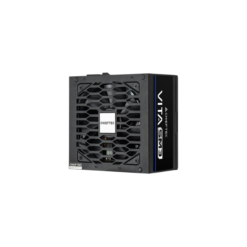 Power Supply ATX 750W Chieftec VITA SM3, BPX-750-C, 80+ Bronze, 120mm, Active PFC, Long black cables, Black