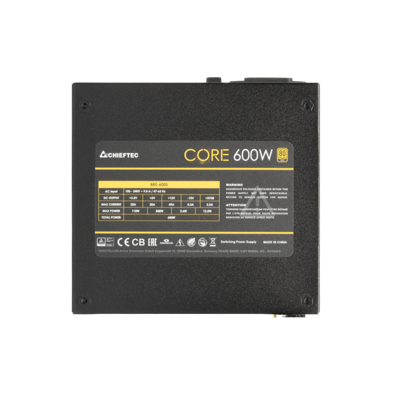 Bloc de alimentare 600W Chieftec Core BBS-600S