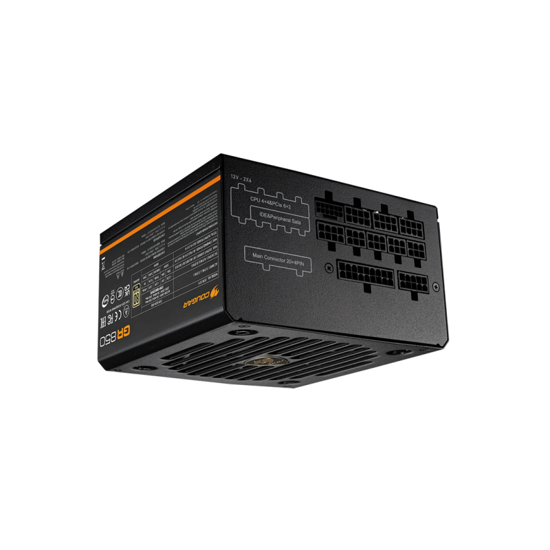 Power Supply ATX 850W Cougar Power GR 850, 80+ Gold, 120mm, ATX 3.1 and PCIe 5.1, Full Modular