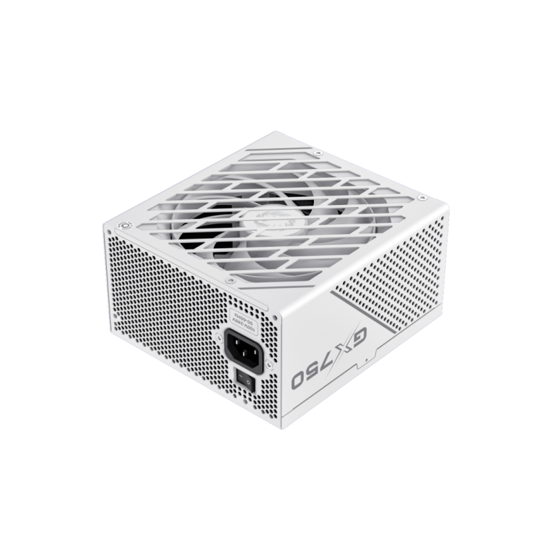 Блок питания ATX 750 Вт GAMEMAX GX-750 PRO, 80+ Gold, 135 мм, ATX 3.1, PCIe 5.1, LLC+DC/DC, полностью модульный, белый