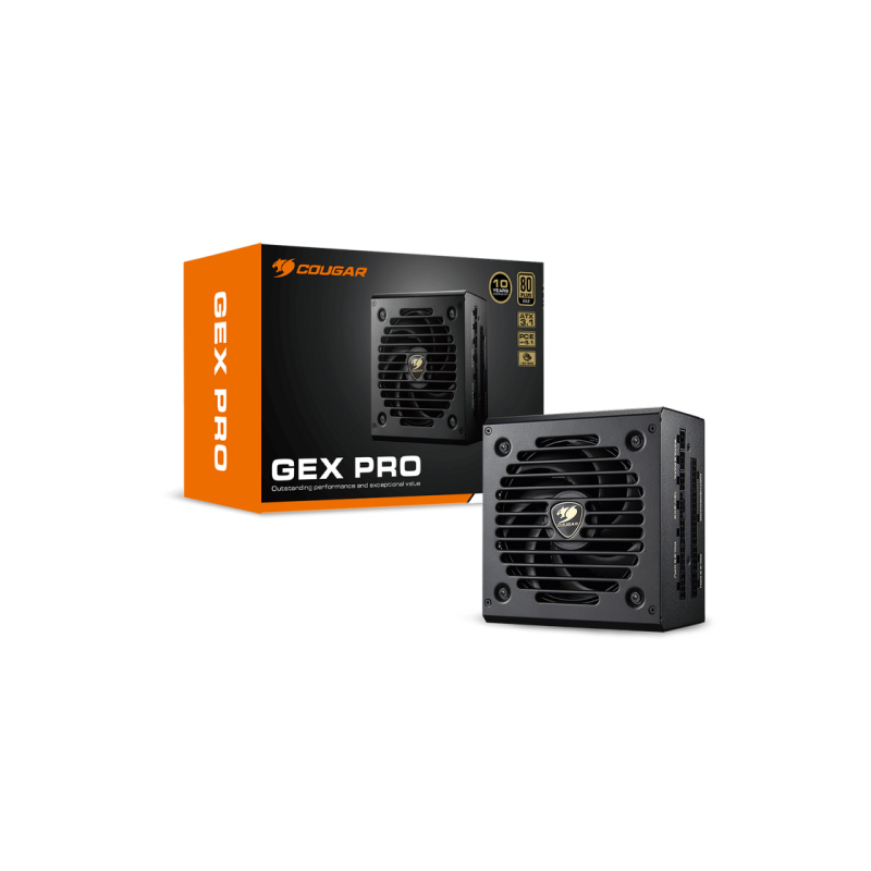 Power Supply ATX 750W Cougar Power GEX PRO 750, 80+ Gold, 120mm, Full Modular