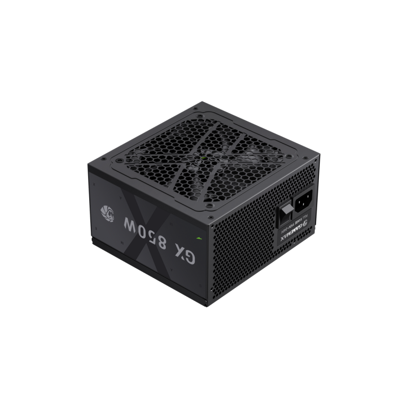 Power Supply ATX 850W GAMEMAX GX-850GF, 80+ Gold, 120mm, Active PFC, LLC+DC/DC, Temperature control fan, ATX 3.1,