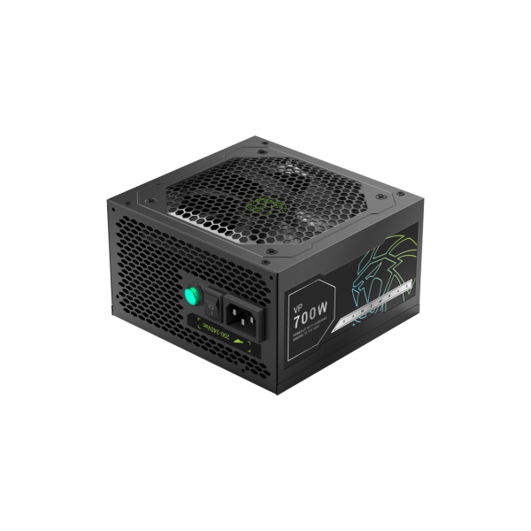 Power Supply ATX 700W GAMEMAX VP-700S, 80+ Bronze, 120mm, Active PFC, Flat cable design, Black