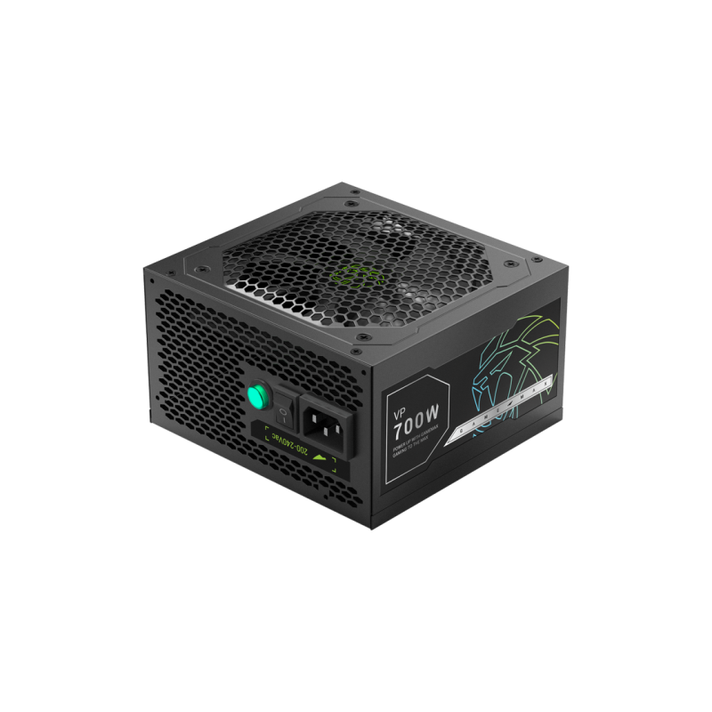 Power Supply ATX 700W GAMEMAX VP-700S, 80+ Bronze, 120mm, Active PFC, Flat cable design, Black
