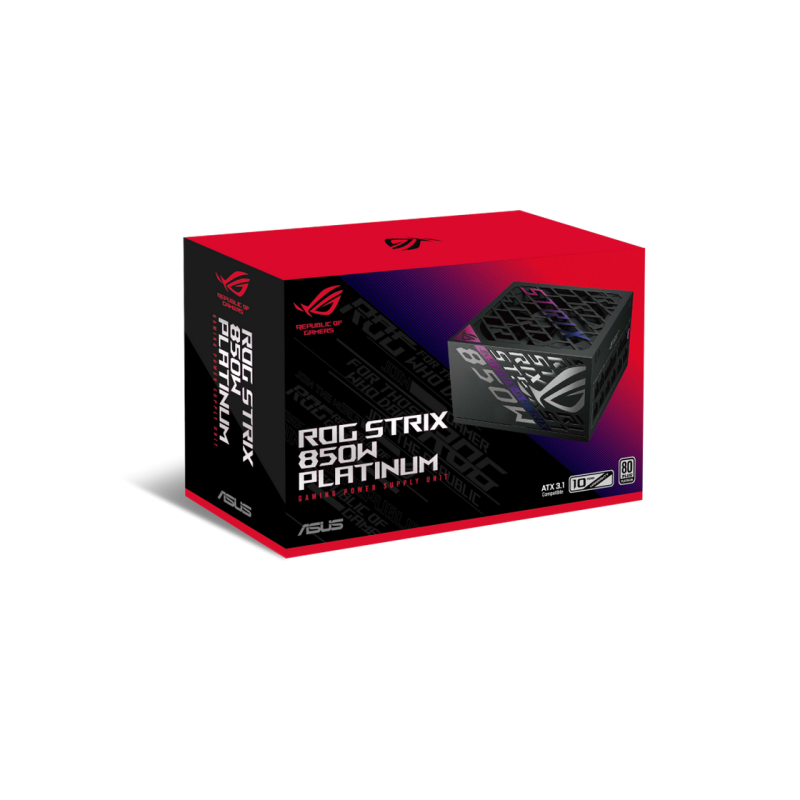 Блок питания 850W Asus ROG Strix Gaming, Black