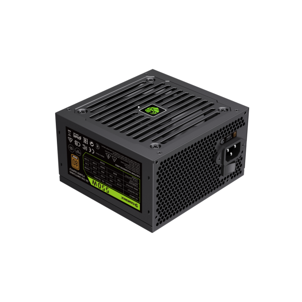 Power Supply ATX 550W GAMEMAX GE-550, 80+ Bronze, 120mm, Active PFC+Double tube forward, Temperature control fan, 