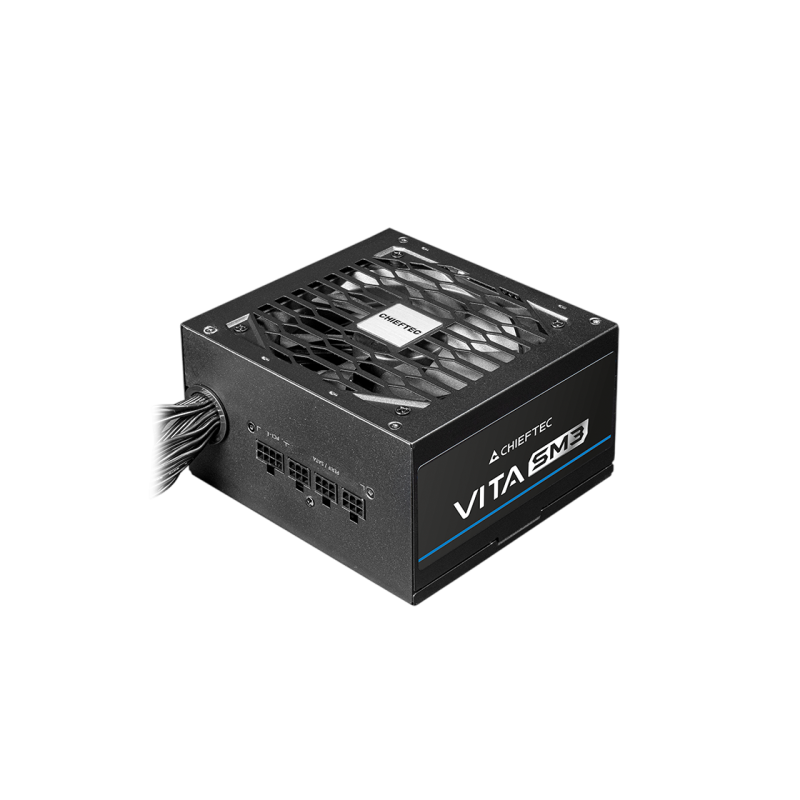 Power Supply ATX 750W Chieftec VITA SM3, BPX-750-C, 80+ Bronze, 120mm, Active PFC, Long black cables, Black