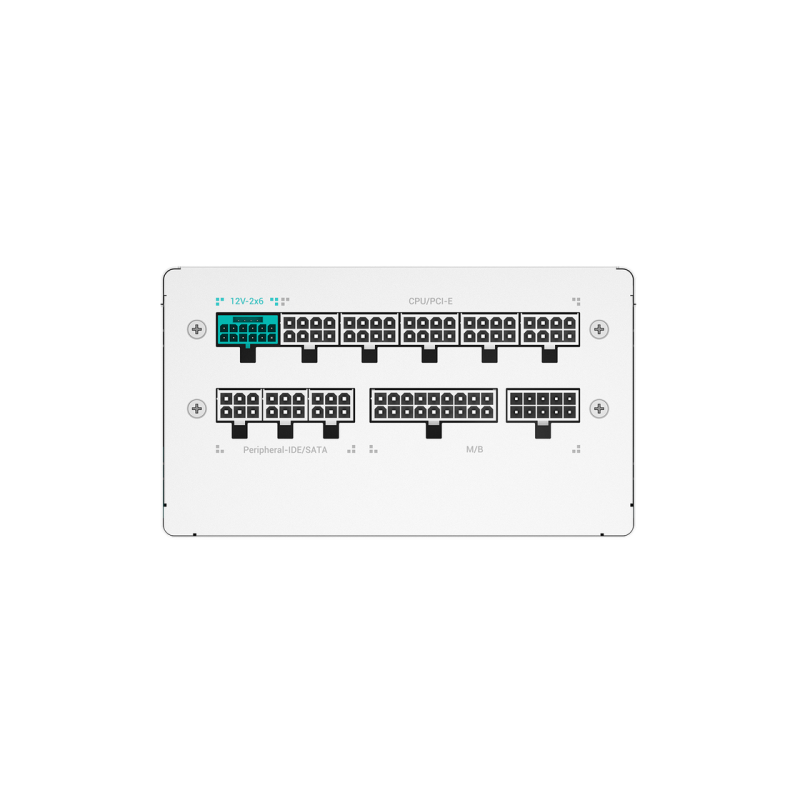 Power Supply ATX 850W Deepcool GamerStorm PQ850G WH, 80+ Gold, 120mm, Active PFC, LLC Half Bridge + DC/DC, ATX 3.1