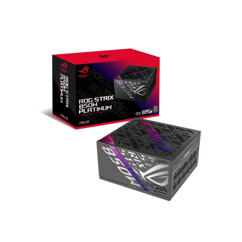 Блок питания 850W Asus ROG Strix Gaming, Black