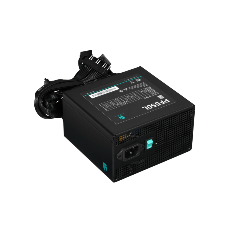 Power Supply ATX 550W Deepcool GamerStorm PF550L, 80+, 120mm, Active PFC+Double tube forward, Flat cable design