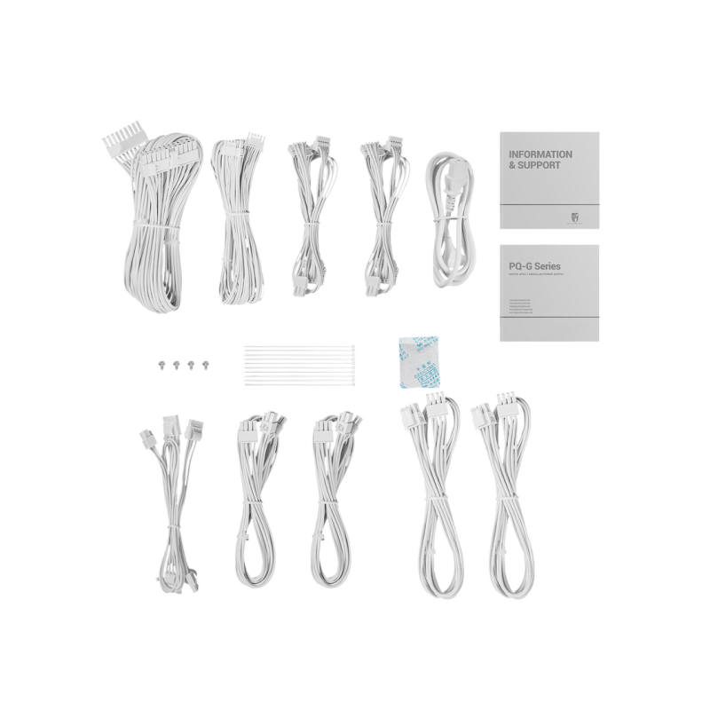 Power Supply ATX 1000W Deepcool GamerStorm PQ1000G WH, 80+ Gold, 120mm, Active PFC, LLC Halfl Bridge + DC/DC, ATX