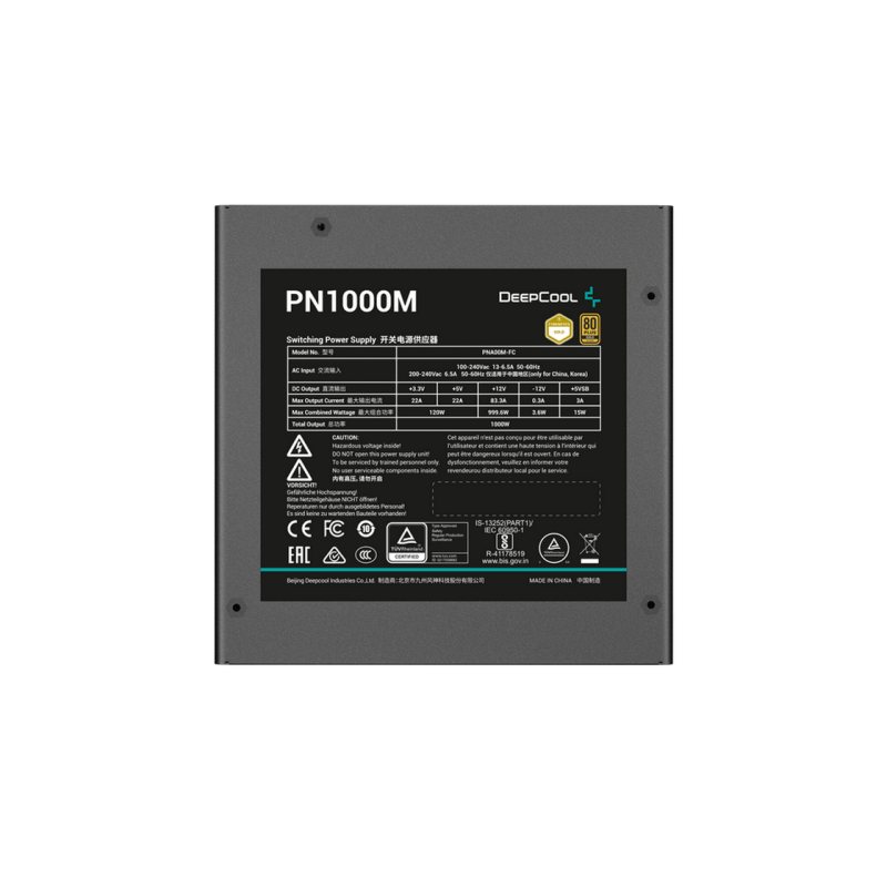 Блок питания 1000W Deepcool GamerStorm PN1000M
