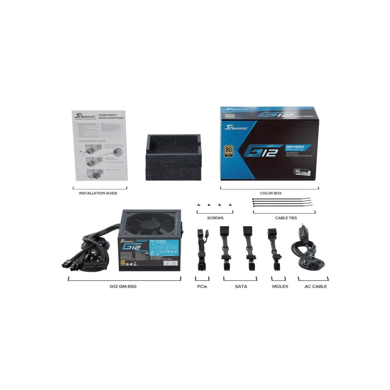Блок питания 650W Seasonic G12 GM-650