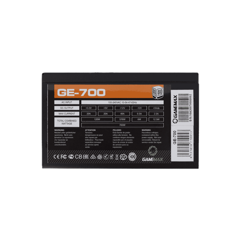 Bloc de alimentare 700W Gamemax GE-700