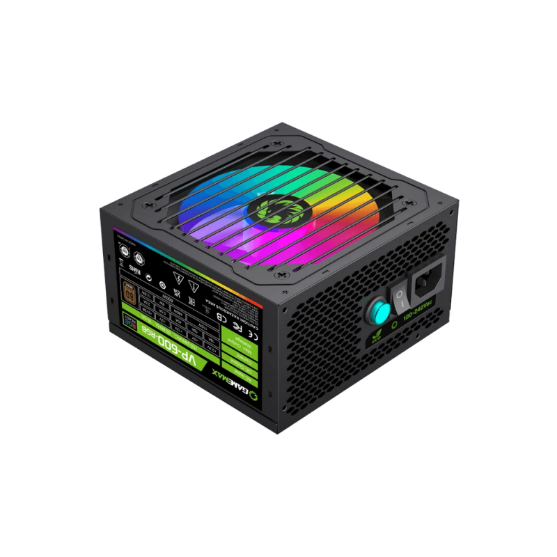 Gamemax VP-600-RGB, 80+ Bronze