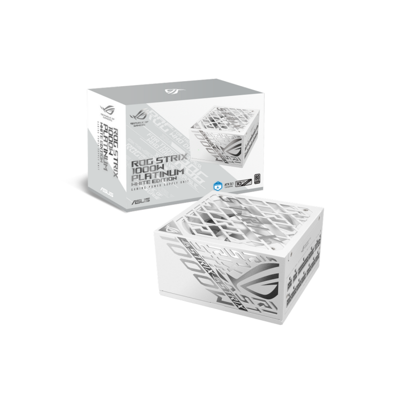 Блок питания 1000W Asus ROG Strix Gaming, White