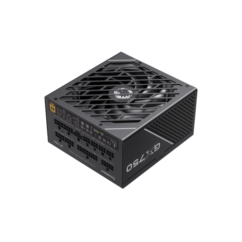 Блок питания ATX 750 Вт GAMEMAX GX-750 PRO, 80+ Gold, 135 мм, ATX 3.1, PCIe 5.1, LLC+DC/DC, полностью модульный, черный
