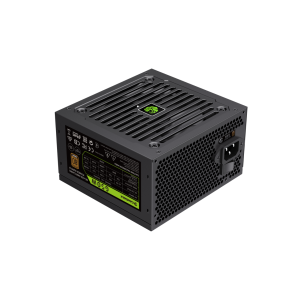 Power Supply ATX 650W GAMEMAX GE-650, 80+ Bronze, 120mm, Active PFC+Double tube forward, Temperature control fan, 