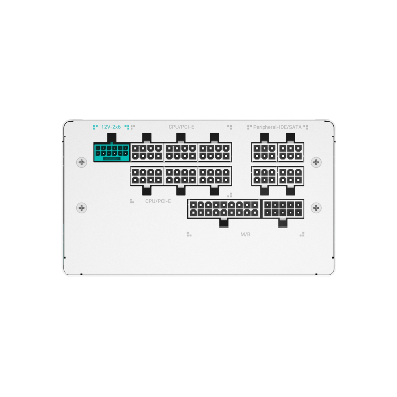 Power Supply ATX 1200W Deepcool GamerStorm PQ1200G WH, 80+ Gold, 120mm, Active PFC, LLC Half Bridge + DC/DC, ATX 3