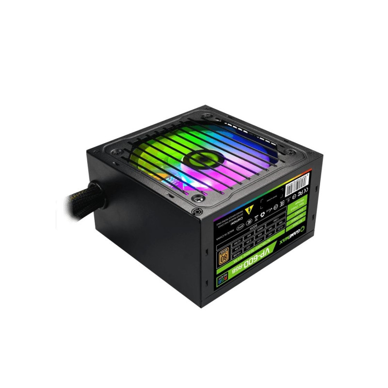 Gamemax VP-600-RGB, 80+ Bronze