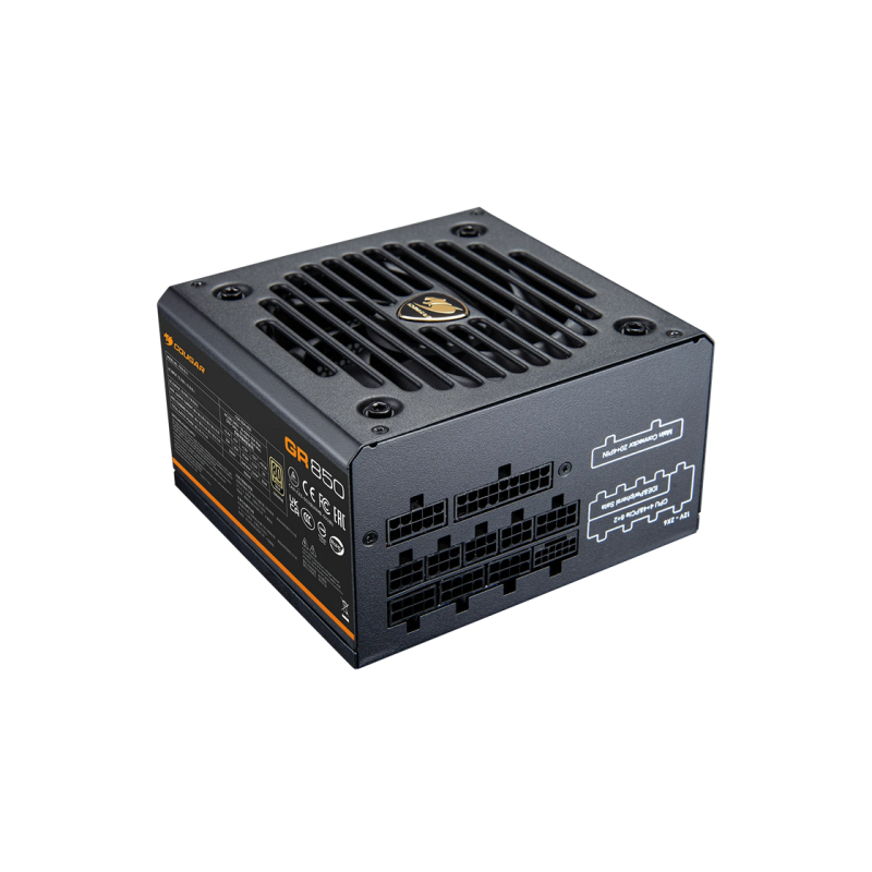 Power Supply ATX 850W Cougar Power GR 850, 80+ Gold, 120mm, ATX 3.1 and PCIe 5.1, Full Modular