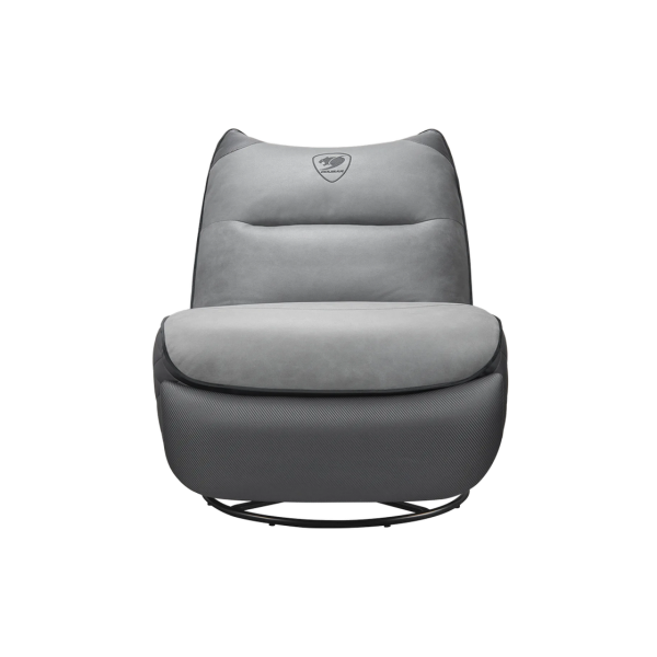 Gaming Sofa Cougar Overlord Neo Gray/Black, User max load up to 150kg/height 160-195cm, Rock, Recline and Swivel, 