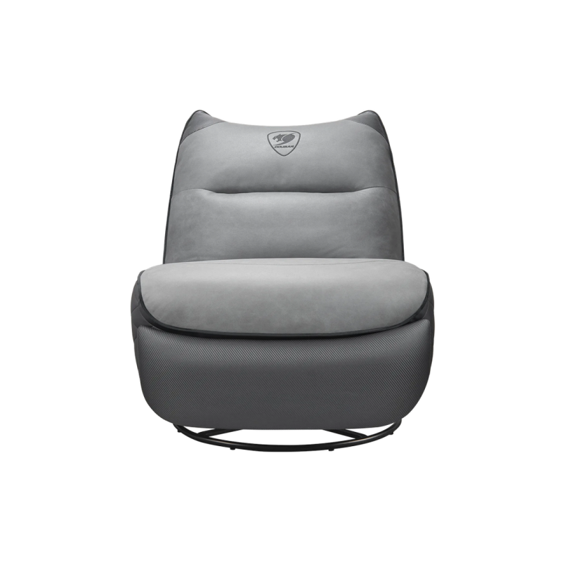 Gaming Sofa Cougar Overlord Neo Gray/Black, User max load up to 150kg/height 160-195cm, Rock, Recline and Swivel, 