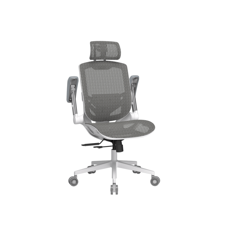 Office Chair Cougar Speeder One White, User max load up to 120kg / height 155-190cm
