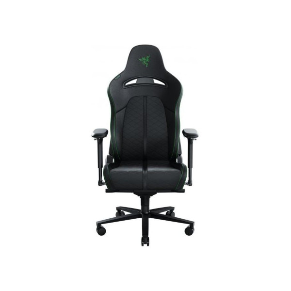 Gaming Chair Razer Enki - Green, Maximum load 136 kg, Headrest & Lumbar cushion, Black/Green