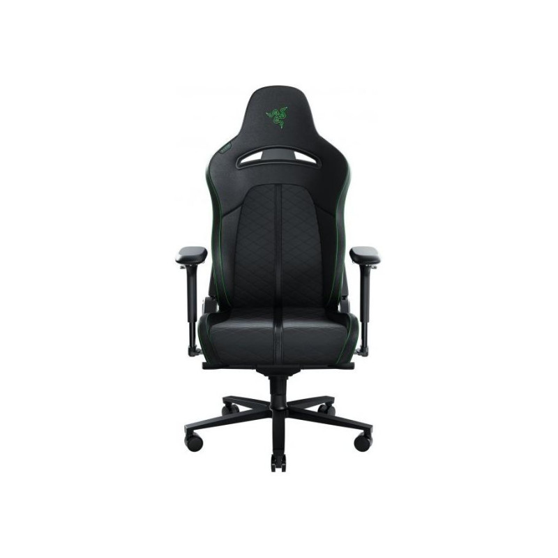 Gaming Chair Razer Enki - Green, Maximum load 136 kg, Headrest & Lumbar cushion, Black/Green