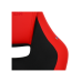 Игровые кресла HATOR Flash, черный/красный