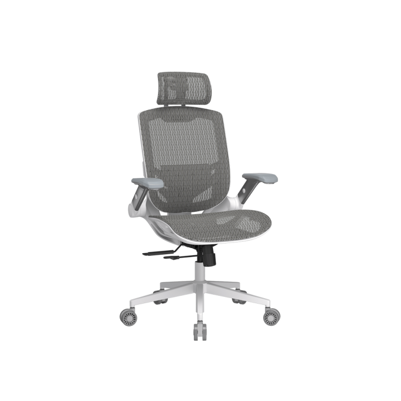 Office Chair Cougar Speeder One White, User max load up to 120kg / height 155-190cm