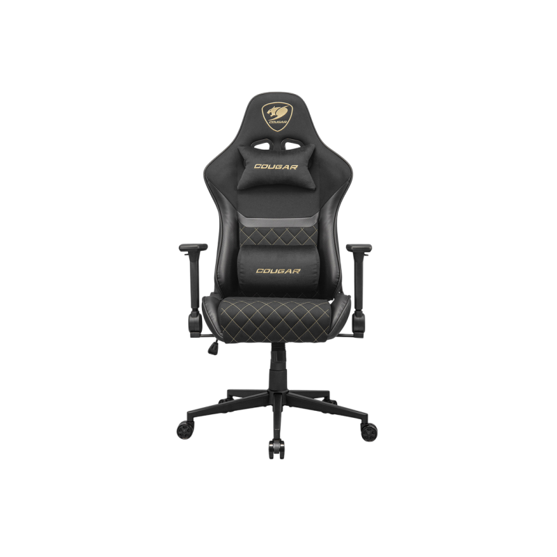 Кресло Cougar Armor One V2 GOLD F Black/Gold