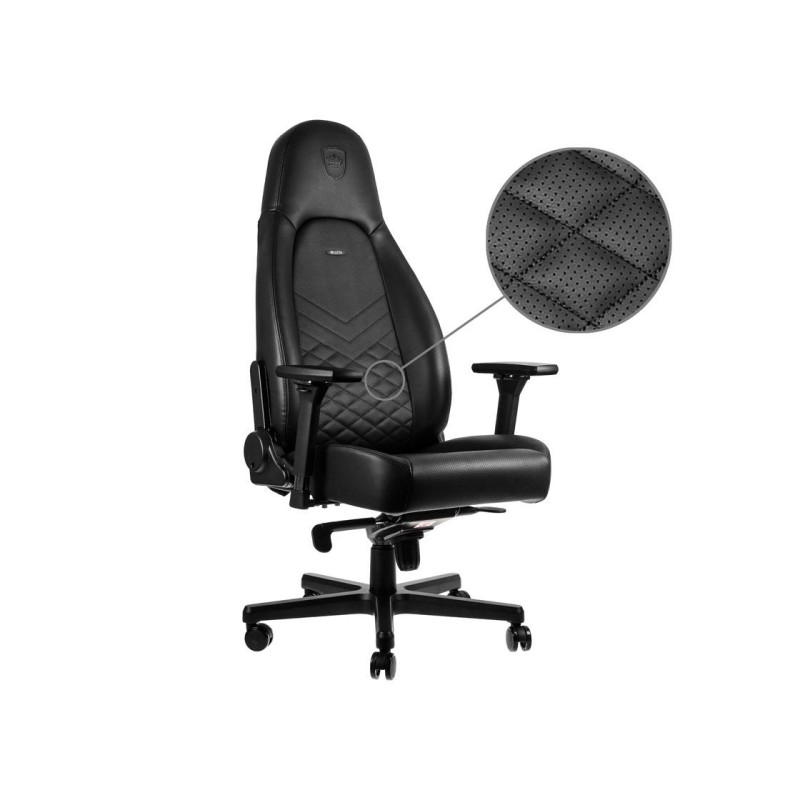 Кресло Noble Icon NBL-ICN-PU-BLA Black/Black