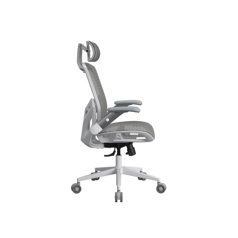 Office Chair Cougar Speeder One White, User max load up to 120kg / height 155-190cm