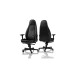 Кресло Noble Icon NBL-ICN-PU-BPW Black/White